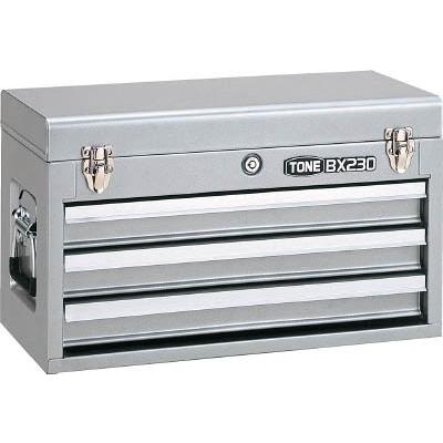 ＴＯＮＥ　ツールチェスト　５０８Ｘ２３２Ｘ３０２ｍｍ　シルバー　BX230SV | 