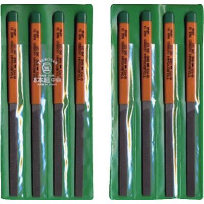 ツボサン　組ヤスリ　８本組　平　中目〔HI008-02〕HI00802 | TSUBOSAN