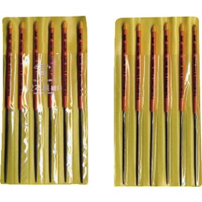 ツボサン　組ヤスリ　１２本組　丸　細目〔MA012-03〕MA01203