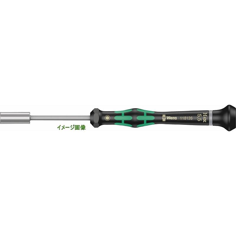 Wera 精密ナットドライバー【6.0mm】〔2069-6.0x60〕345281 | Wera
