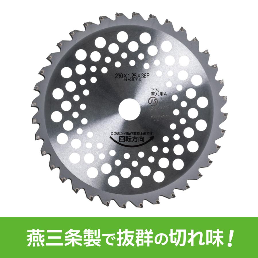 SHINGU チップソー 替刃 ゼロワン ZERO-ONE 草刈機 刃 刈払機 刃 230