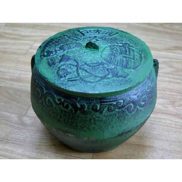 火消し壷（つぼ） 中 鋳物製 タバコの吸い殻入れに！ : プロヤマ