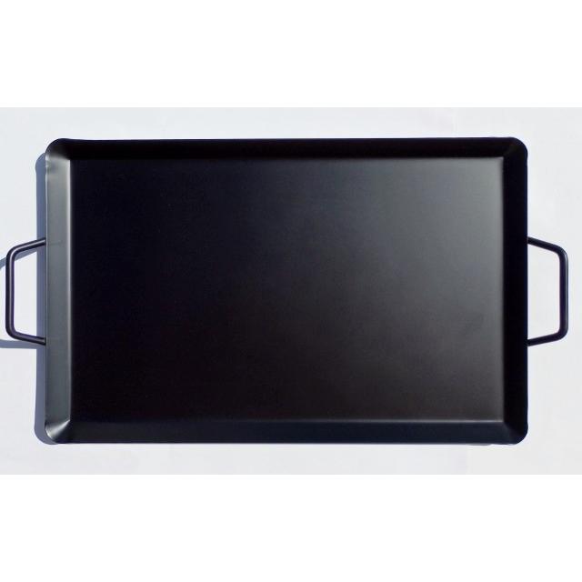 バーベキュー鉄板 大 580×440mm バーベキュー用鉄板 440mm×580mm×27mm サイズM : プロヤマ - 通販