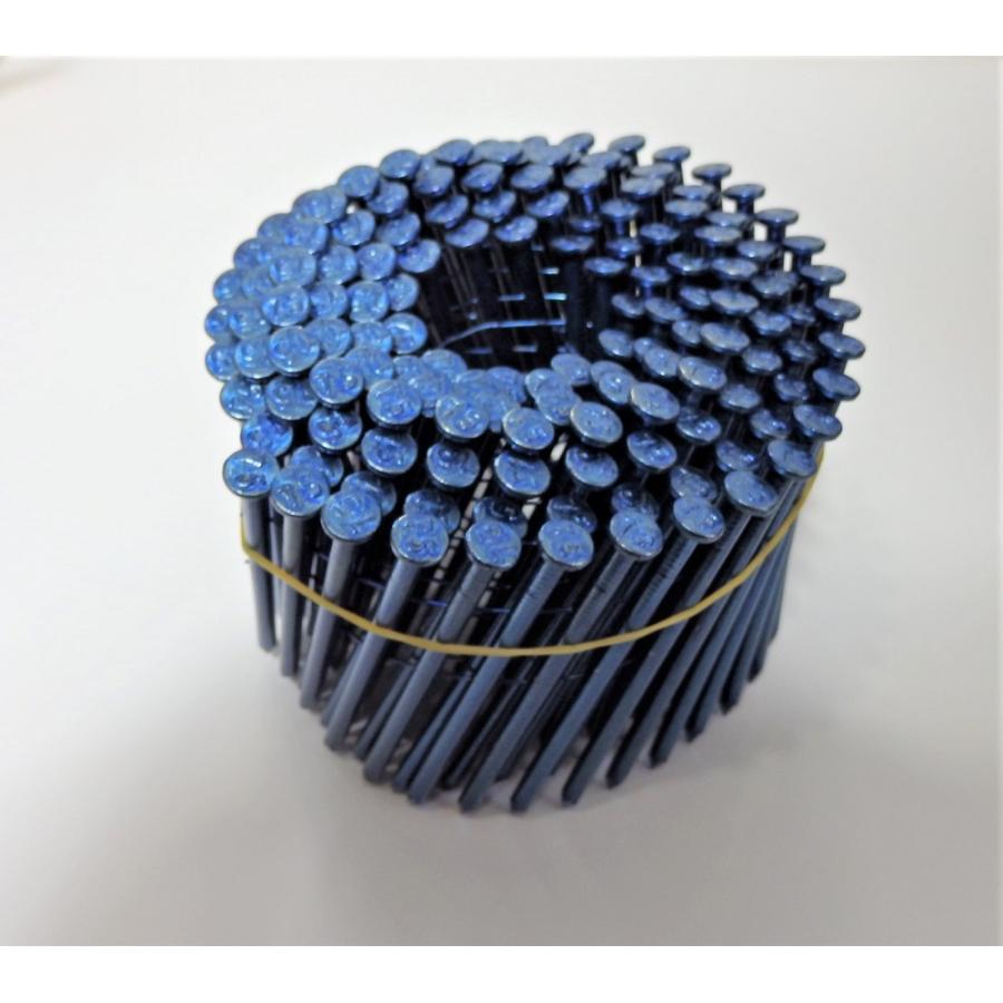 ツーバイフォーロール釘 75mm青 1箱(150本×10巻) : プロヤマ ツーバイフォーロール釘 75mm青 1箱(150本×10巻) : プロヤマ