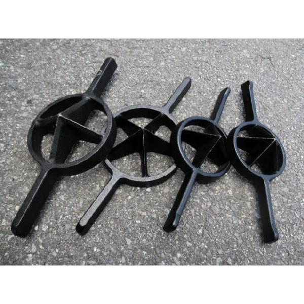 竹割5つ割 小 120mm 鋳物製 : プロヤマ - 通販 - Yahoo!ショッピング