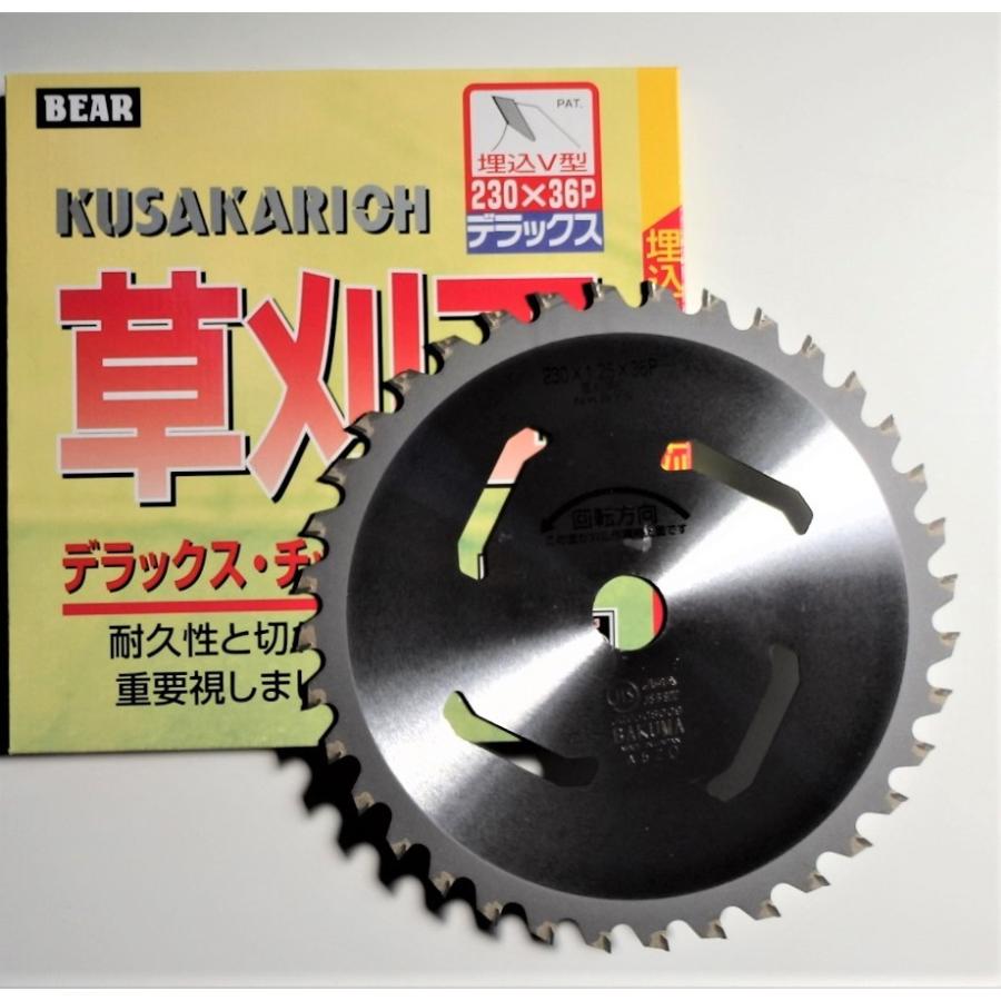 バクマ チップソー 草刈王 30枚セット 草刈王 230mm×36P 30枚 バクマ工業 草刈チップソー : プロヤマ