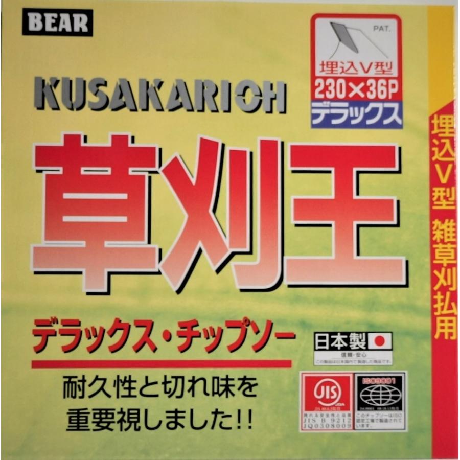 草刈王 230mm×36P 30枚 バクマ工業 草刈チップソー : プロヤマ - 通販