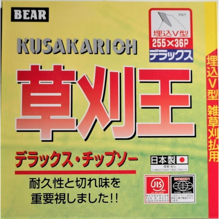 草刈王 255mm×36P 30枚 バクマ工業 草刈チップソー : プロヤマ
