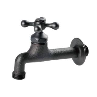 耐寒カラン飾り蛇口 KT-20K ブラックメッキ 竹村製作所 : プロヤマ