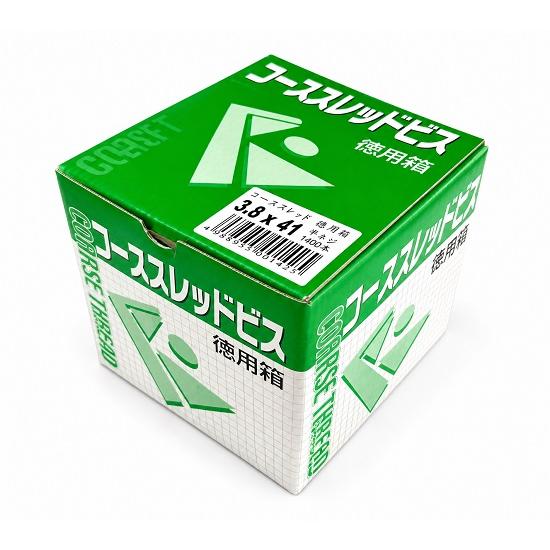 激安コースレッドビス75半ネジ6箱5000円 コーススレッド ビス 半ネジ 3.8×41mm 1400本入 木工用 木ネジ 高強度
