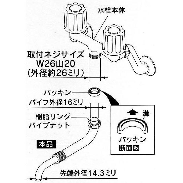 蛇口伸縮パイプ カクダイ9081 : プロヤマ - 通販 - Yahoo!ショッピング