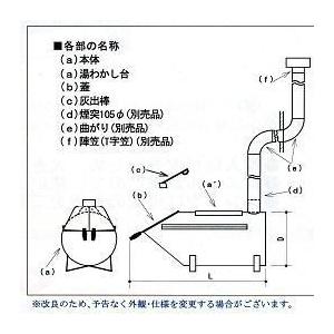 薪ストーブD-51A型　鈴木工業　（企業・法人様限定）の画像
