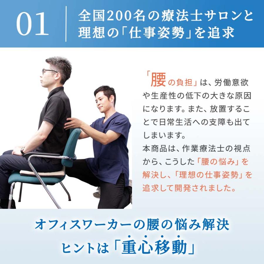 体圧分散 クッション マット チェア B-AIR(R)PRO いす用クッション すわり〜なの画像