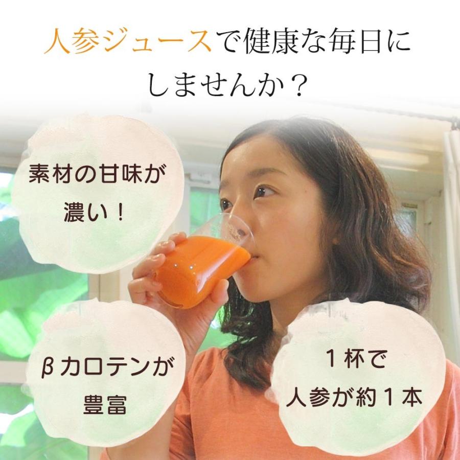 お試し 人参ジュース 無農薬 1L ×3本入 国産 無添加 生搾り にんじんジュース ニンジンジュース 採れたてすり搾り製法 |  | 08