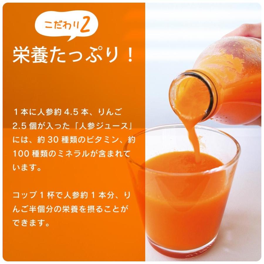 人参ジュース 無農薬 1L 6本入×2セット12本 国産 無添加 生搾り にんじんジュース ニンジンジュース 採れたてすり搾り製法 キャロットジュース |  | 10