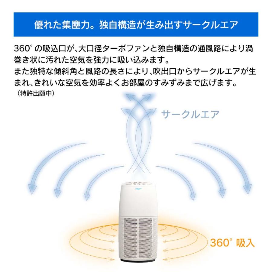 空気清浄機 プリマヴェーラ サークル PRO 適用床面積30畳 酸化チタン