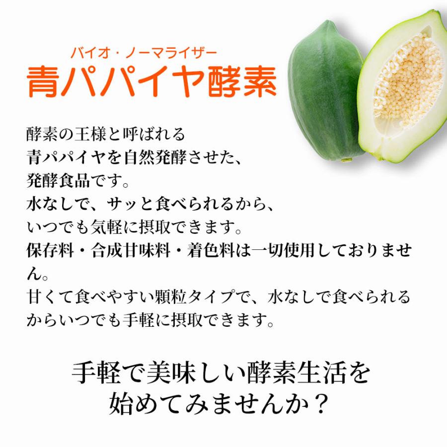 バイオ・ノーマライザー 青パパイヤ酵素（3g×30包） |  | 02