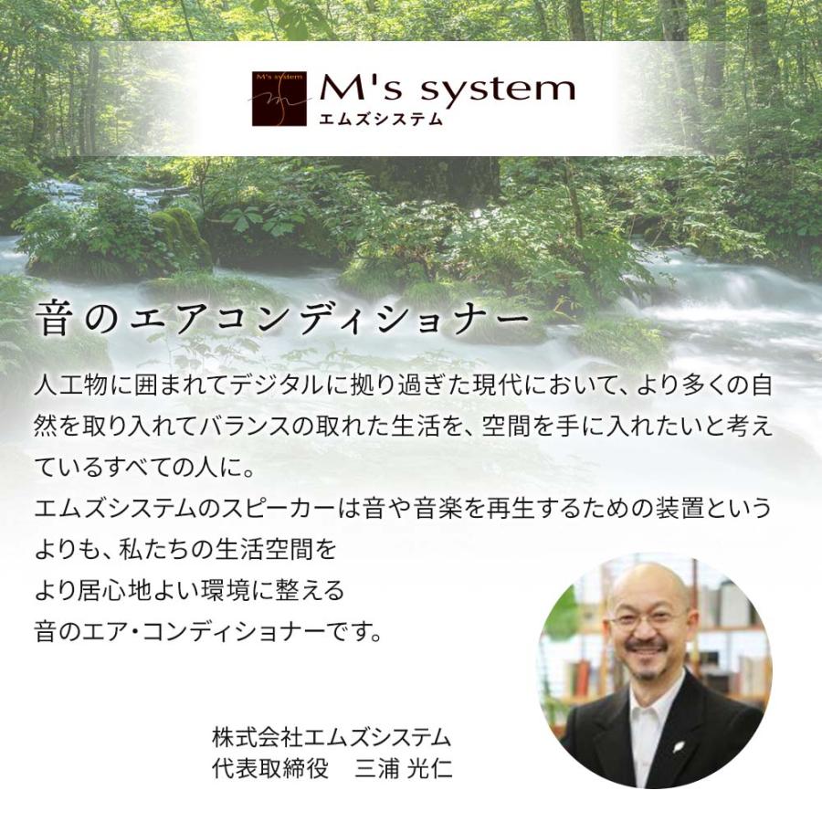 【美品】 M's System RS0802 波動スピーカー カバー説明書付属 波動スピーカー RS0802 （M'S System エムズシステム スピーカー）送料
