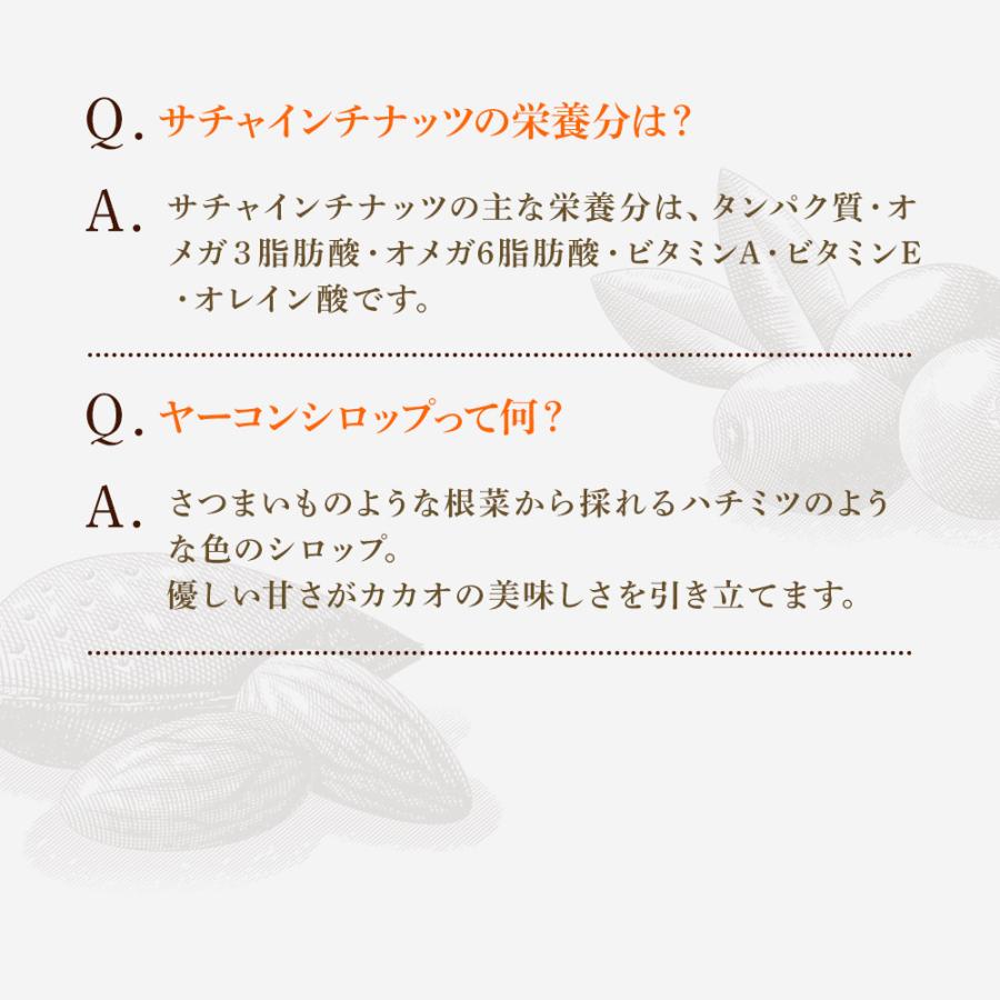 NOX プレミアム オーガニック チョコレート サチャインチナッツチョコレート 3個セット 有機 プレゼント ギフト  低GI チョコ  バレンタイン ホワイトデー｜proactive-shop｜12