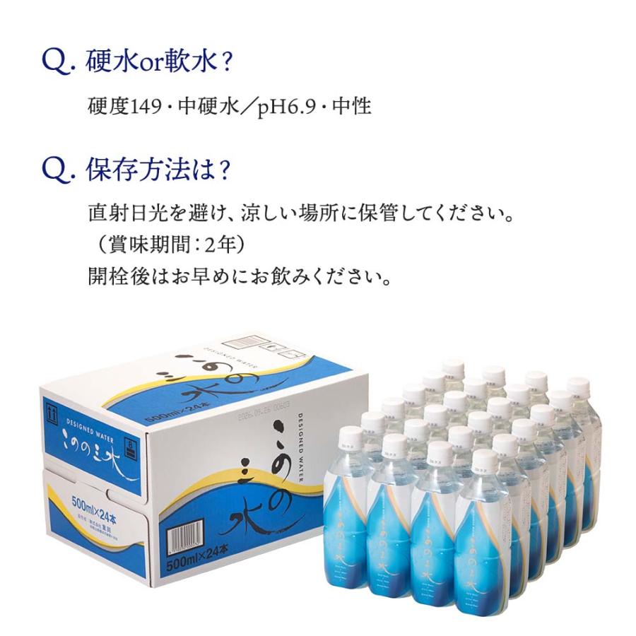 このの三水 500ml×24本 水 月のしずく ゆの里 温泉水 ミネラルウォーター アクアフォトミクス 和歌山 飲む温泉水 国産 重岡 |  | 08