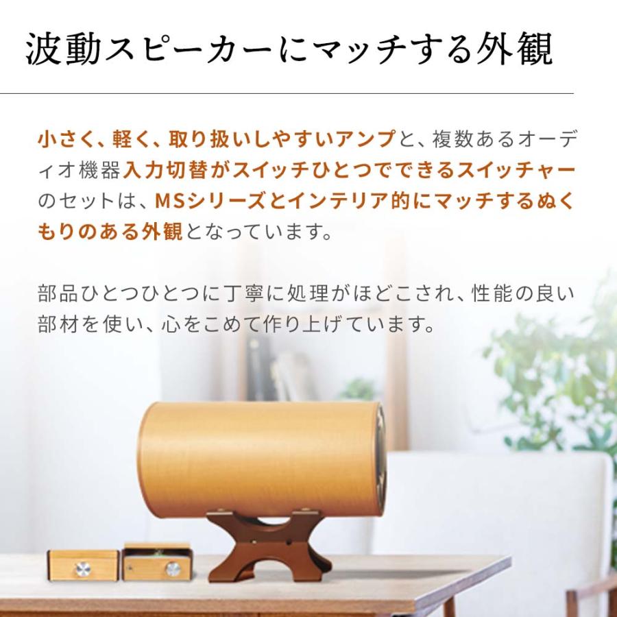 波動スピーカー ウォームアンプ＋スイッチャーセット 送料無料