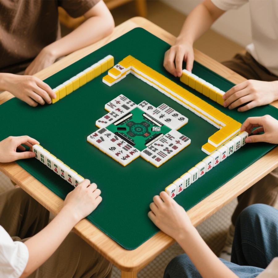 PROBASTO 麻雀サポートプレート 麻雀 グッズ 初心者 おすすめ 置くだけ 捨て牌並べ 自風・親確認 手打ち麻雀 サイコロ リーチ棒 麻雀アイテム 麻雀用品 14×14cm |  | 06