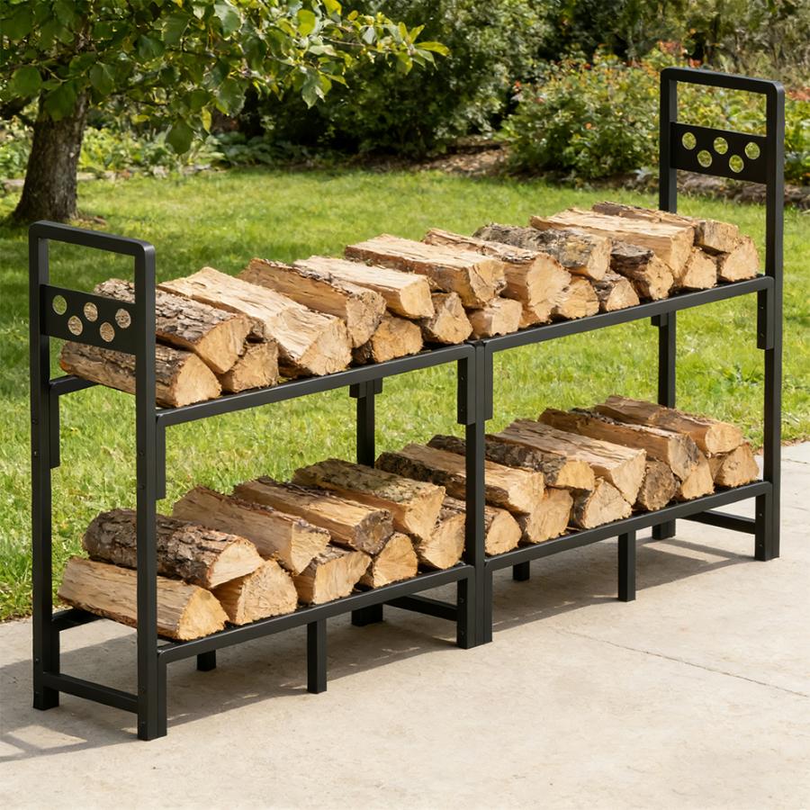 PROBASTO 薪ラック ログラック 197×30×96cm 耐荷重1200kg フック付