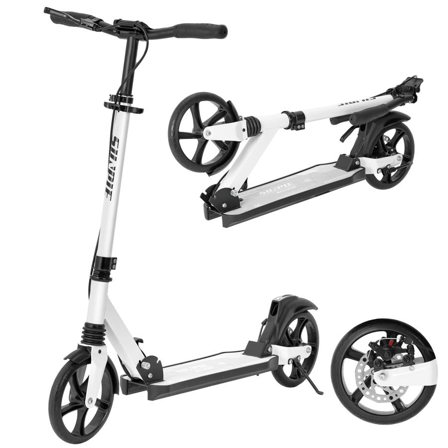 PROBASTO キックボード 子供 大人用 ブレーキ付き キックスクーター 8インチ タイヤ 大きい 折りたたみ 高さ調整可能 持ち運び 軽量 誕生日 プレゼント ギフト |  | 10