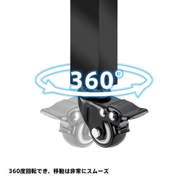 タイヤラック用キャスター キャスター 車輪 ストッパー付き 専用