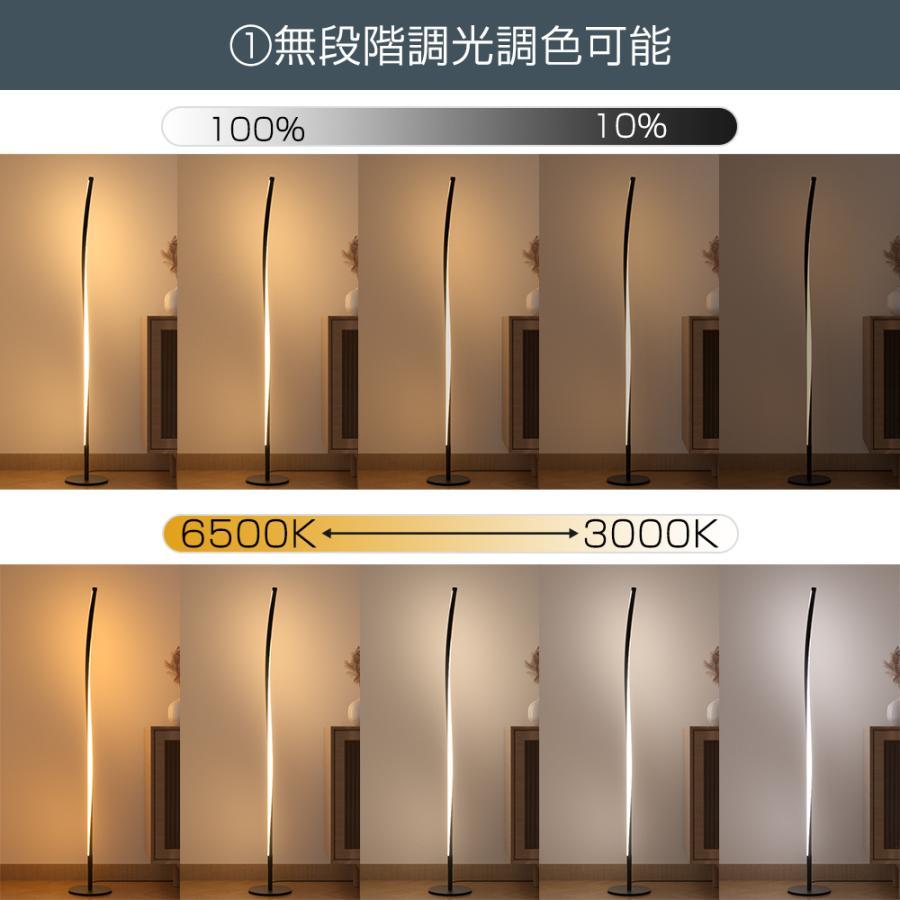 フロアライト 調光調色LEDフロアスタンド スタンドライト 電気 間接照明 北欧 PROBASTO フロアライト LED 明るい おしゃれ 北欧 リモコン付 調