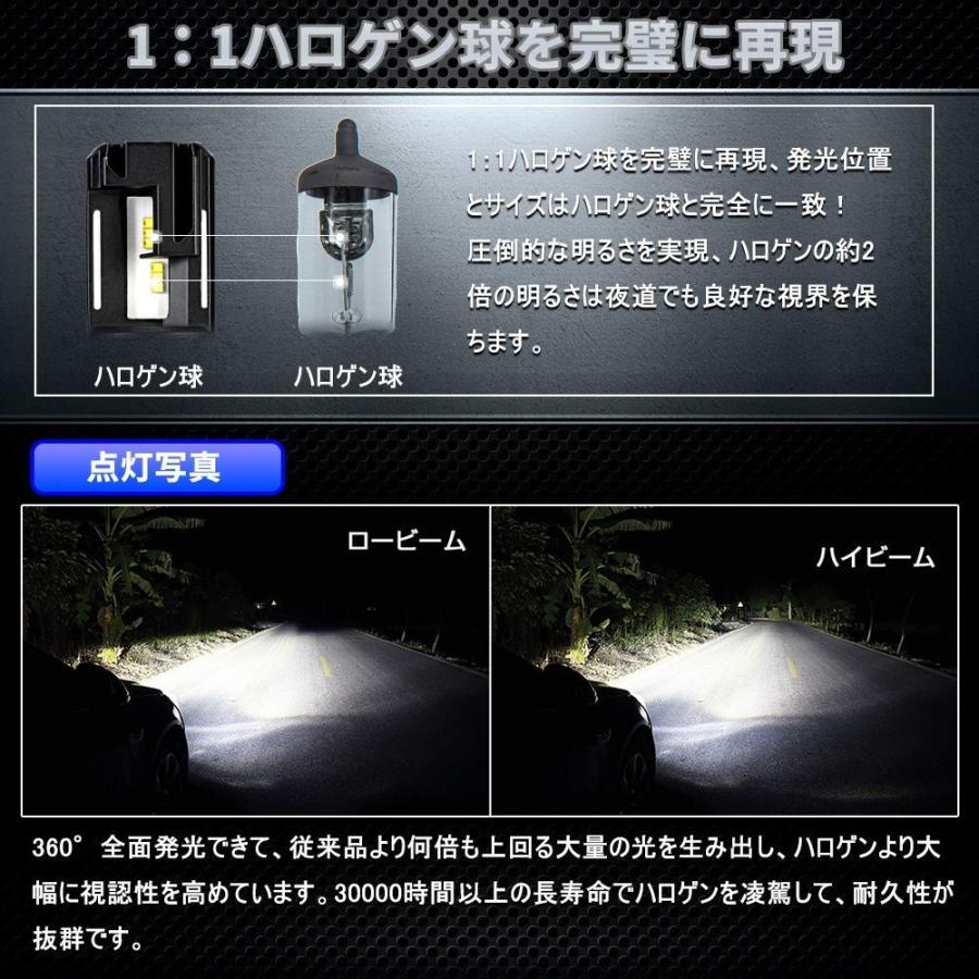 Ledヘッドライト H4 Hi Lo 一体型 100lm 超高輝度 60w 6500k 車検対応 配線不要 バイク 車用 純正ハロゲンを再現 1年保証 M3ytxdd Probasto 通販 Yahoo ショッピング