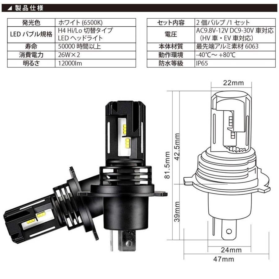 Ledヘッドライト H4 Hi Lo 一体型 100lm 超高輝度 60w 6500k 車検対応 配線不要 バイク 車用 純正ハロゲンを再現 1年保証 M3ytxdd Probasto 通販 Yahoo ショッピング