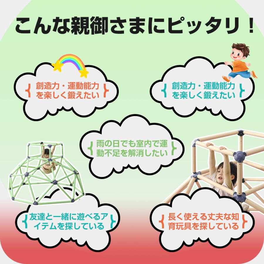 PROBASTO ジャングルジム 室内 耐荷重120kg 子供 バランス 筋力 体幹 トレーニング 遊具 大型遊具 室内遊具 おもちゃ おうち遊び 保育園 屋外 ギフト プレゼント |  | 05