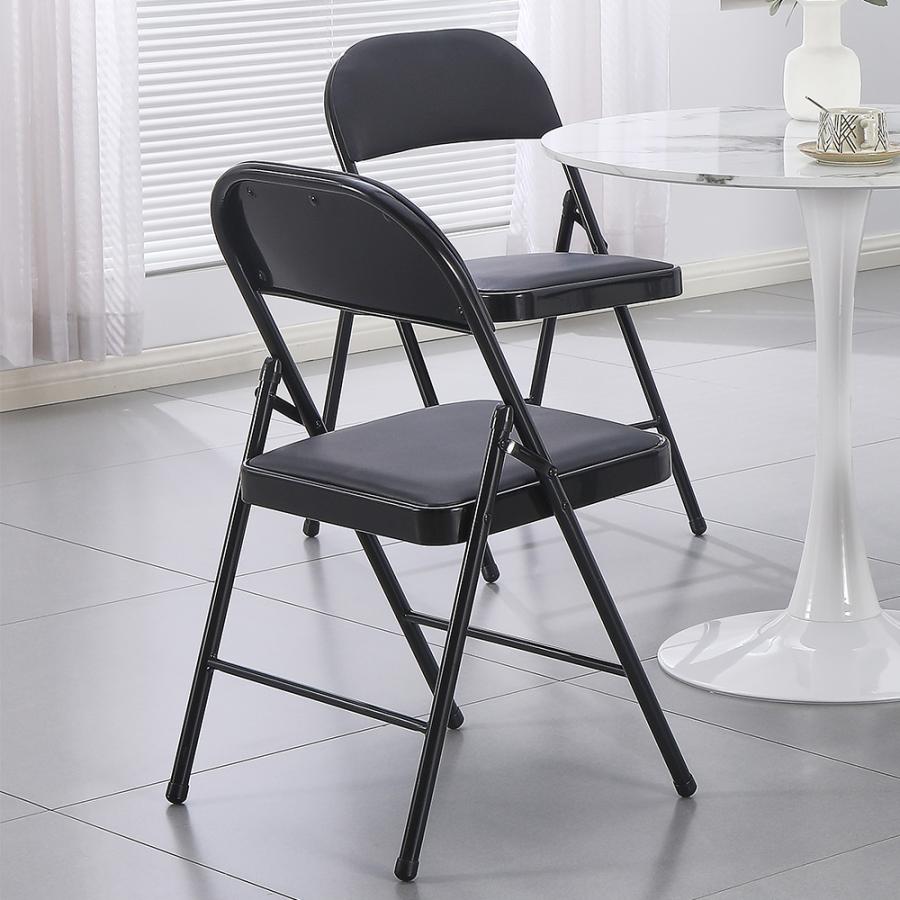 PROBASTO 折りたたみチェア ダイニングチェア 2脚 4脚 背もたれ付 PU