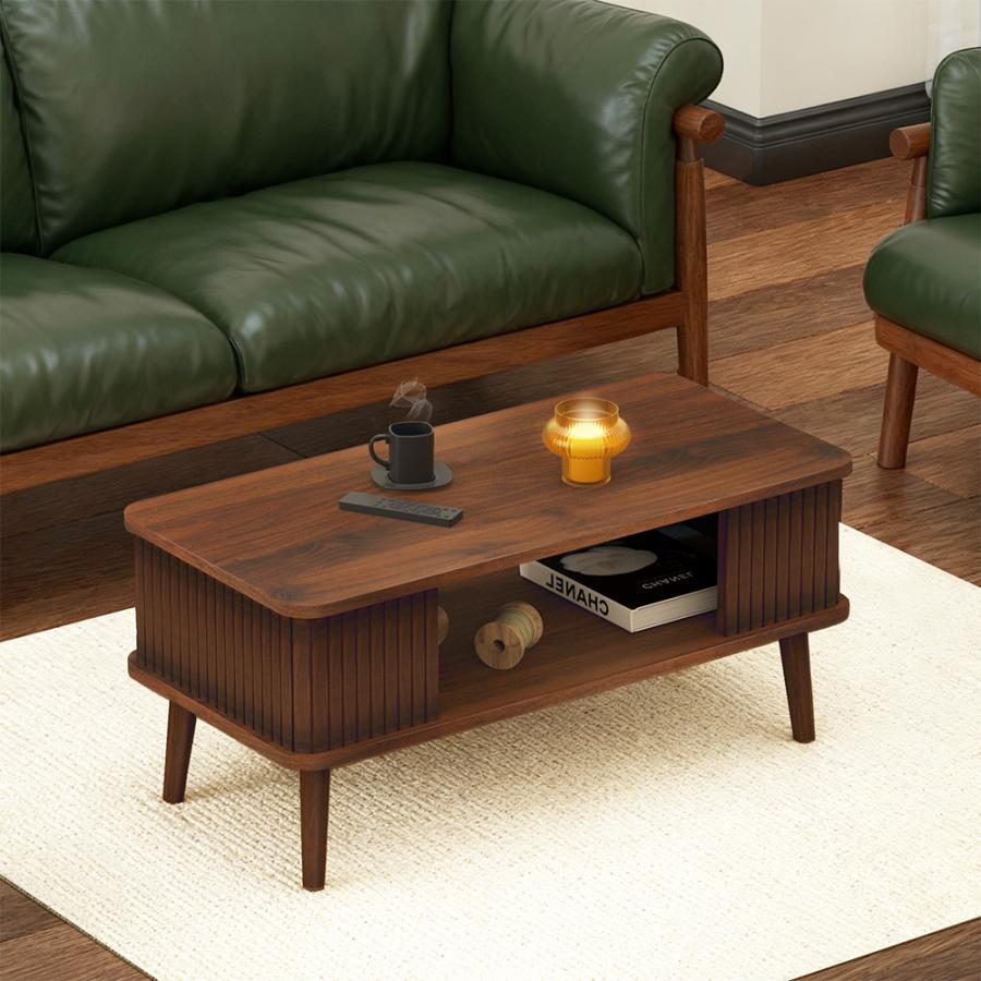 PROBASTO センターテーブル ローテーブル ダイニングテーブル 棚付き