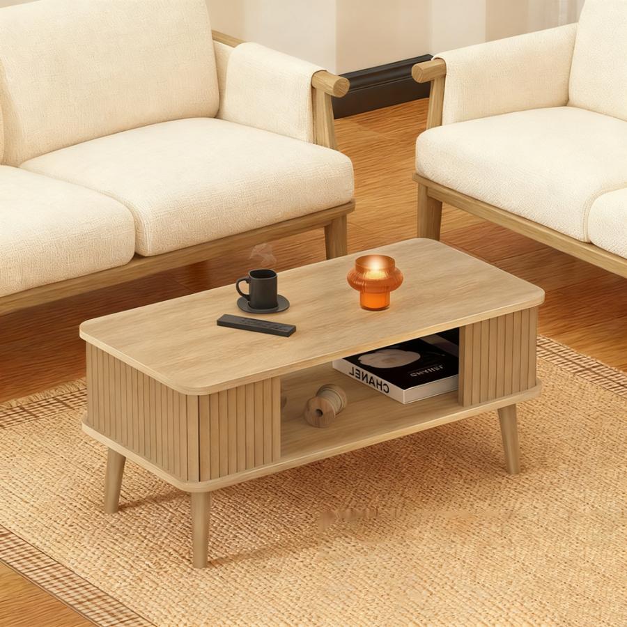 PROBASTO センターテーブル ローテーブル ダイニングテーブル 棚付き