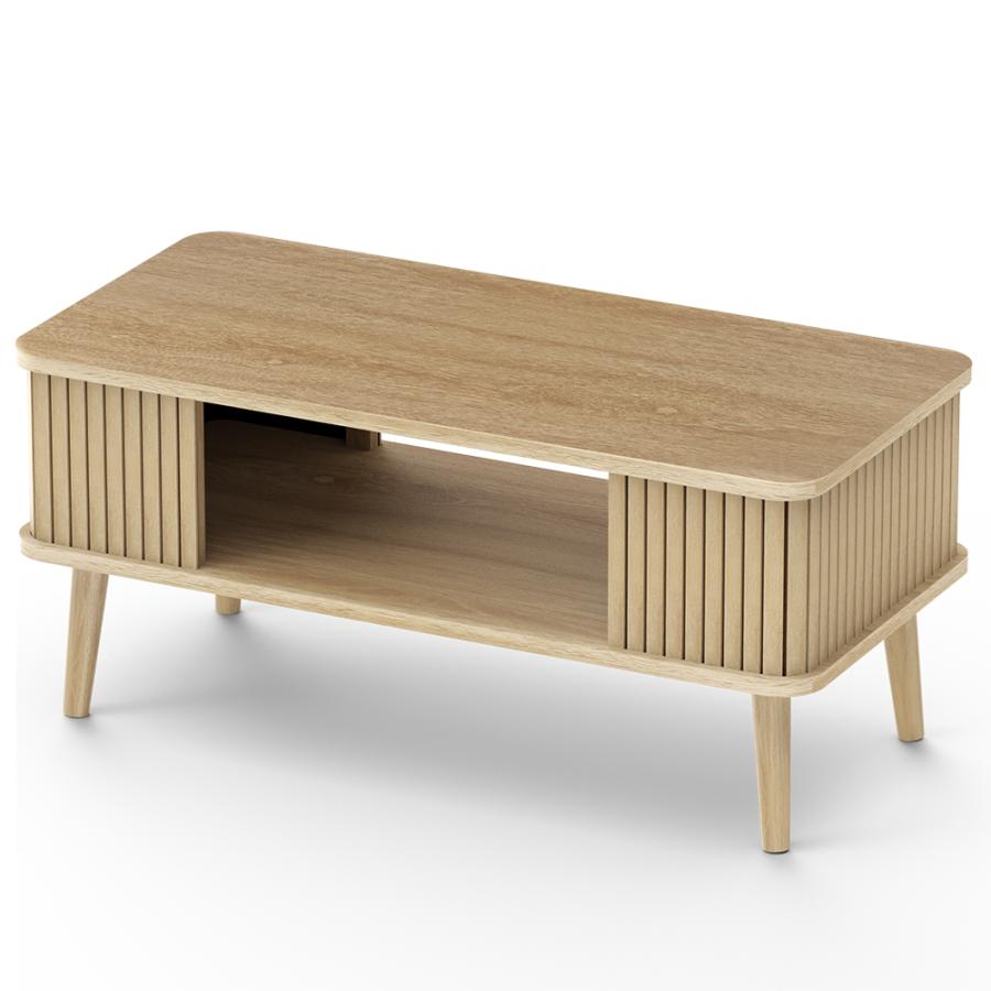 PROBASTO センターテーブル ローテーブル ダイニングテーブル 棚付き