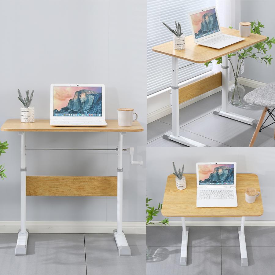 PROBASTO 昇降式デスク オフィスデスク 80 高さ無段階調節 昇降式 北欧