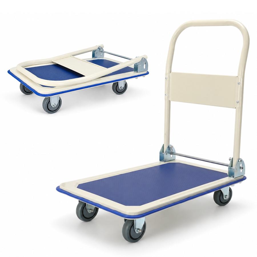 PROBASTO 台車 折りたたみ 耐荷重150kg 72×46cm 大型 スチール台車
