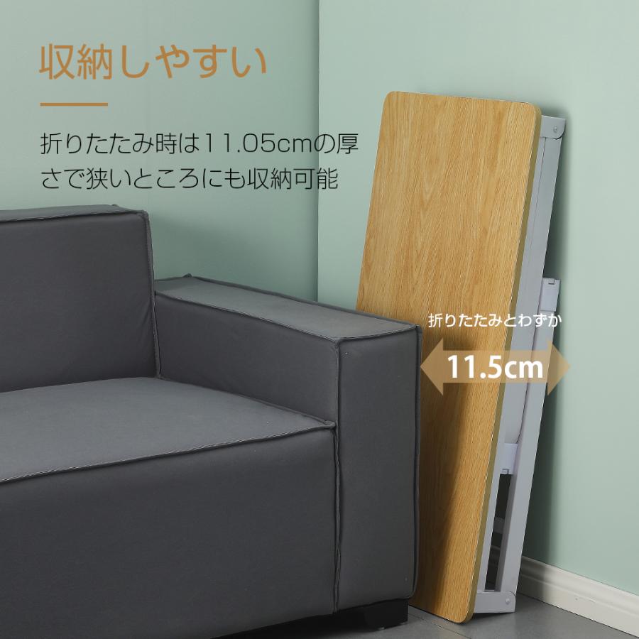 PROBASTO 折りたたみテーブル ダイニングテーブル 80 100 2人