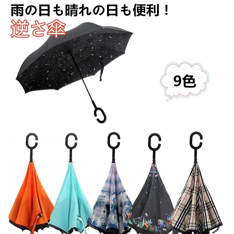 逆さ傘 逆折り式傘 長傘 手離れc型手元 耐風 撥水加工 晴雨兼用 ビジネス用 車用傘 自立傘 Uvカット 8本骨 男女兼用 Ys Probasto 通販 Yahoo ショッピング