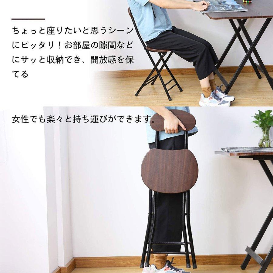 PROBASTO」折りたたみチェア 背もたれ付 パイプ椅子 ダイニング PROBASTO」折りたたみチェア 背もたれ付 パイプ椅子 ダイニング