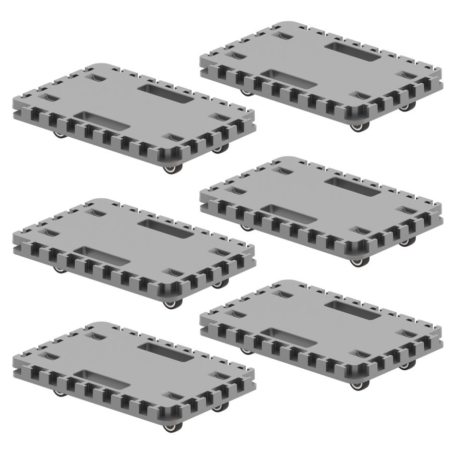 PROBASTO 平台車 連結 ストッパー 耐荷重50kg 1/2/4/6個セット