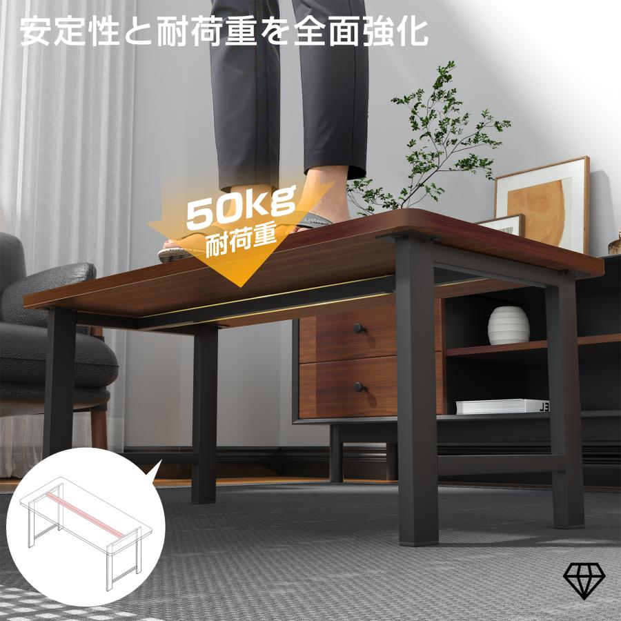 PROBASTO ローテーブル センターテーブル スリム 80cm コンパクト 省スペース 長方形 一人暮らし おしゃれ 北欧 ダイニングテーブル ローデスク パソコンデスク |  | 09