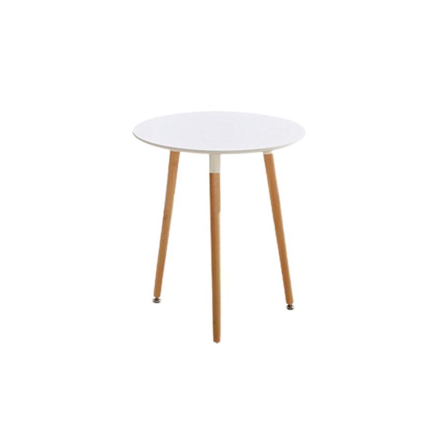 円形テーブル 幅約60cm 白 木製脚 PROBASTO ダイニングテーブル カフェテーブル 直径60cm 直径80cm 2人