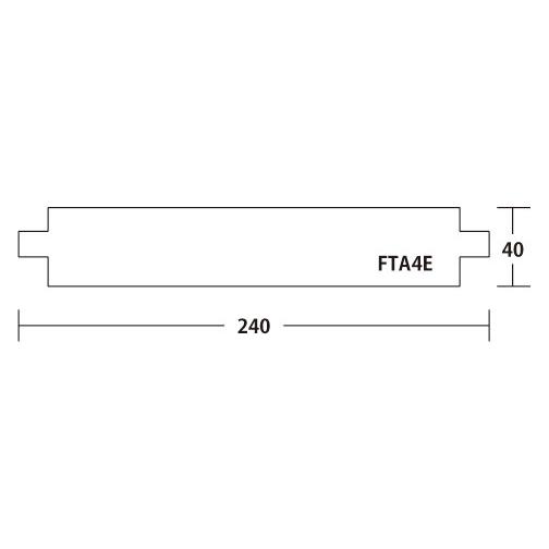 FTA4E　袋とじ製本テープ　A4短辺用（210ｍｍ対応）　10枚入り |  | 01