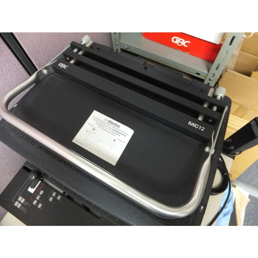 【中古機】アコ・ブランズ・ジャパン GBCツインループ製本セット マグナパンチ＆クローザー GMP1110＆MC12 ダイスキット付き ダブルループ製本機の画像