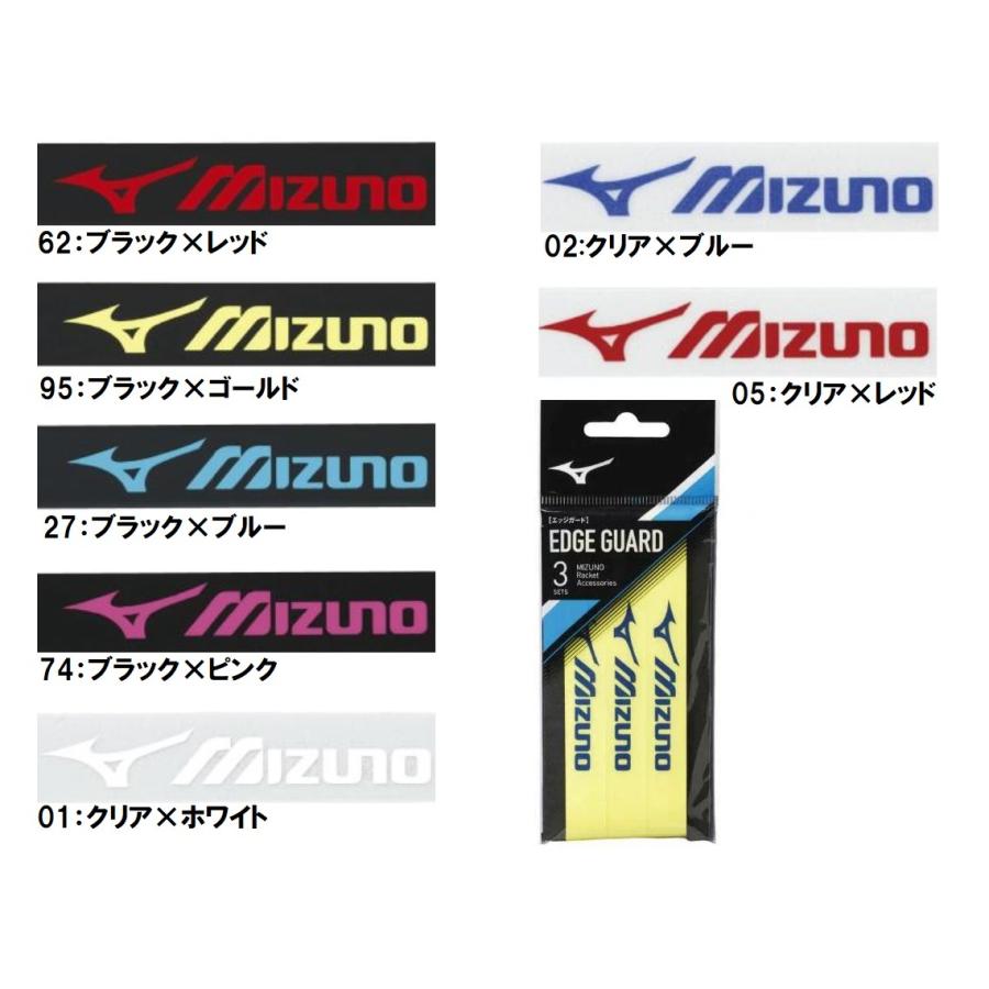 ミズノ(MIZUNO)　エッジガード　ガードテープ　63JYA861　３セット入り　傷防止テープ　送料無料 | MIZUNO