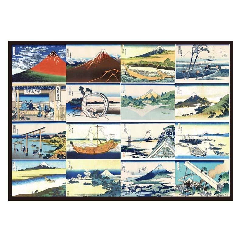 proceedx名画 絵画ポスターpro-0191富嶽三十六景 額フレーム付 A2サイズ 3点セット 送料無料　アート |  | 01