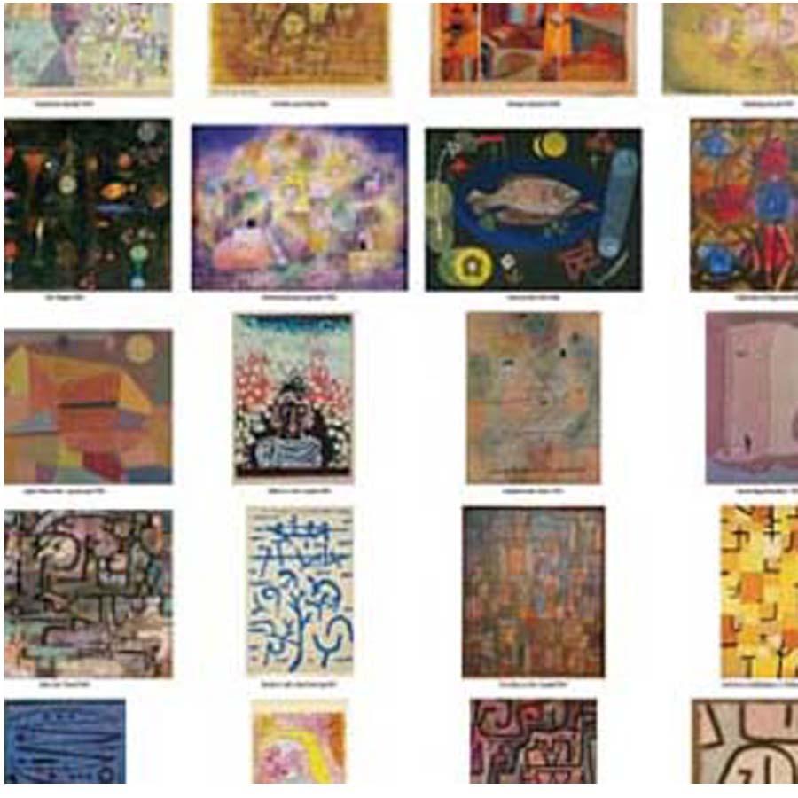 proceedx　名画 絵画ポスター　pro-0253　世界の名画集VOL.4　パウル・クレー額フレーム付　送料無料　　アートインテリア　カフェ　店舗 |  | 02